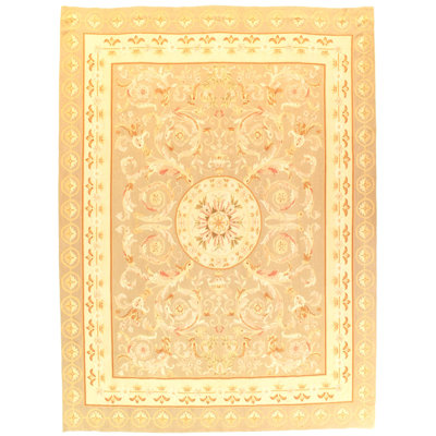 French Abusson Wool Oriental Area Rug