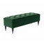Safar Wide Tufted Rectangle Ottoman Storage Bench – Upholstery Plush Velvet Shoe Bench with Black Turned Wooden Legs-108634783-111753549