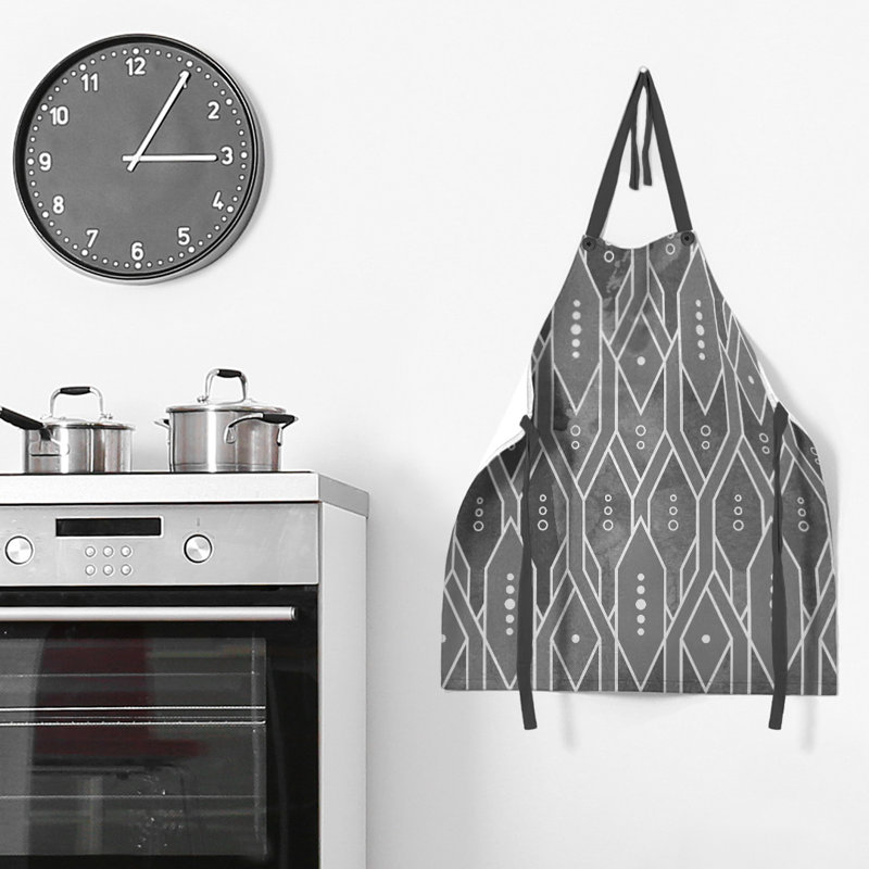 Katelyn Elizabeth Bib Apron, Gray