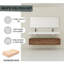 60 Inch Wall-Mounted Bathroom Vanity With Resin Sink,Soft Close Drawer,Float Mounting Design
