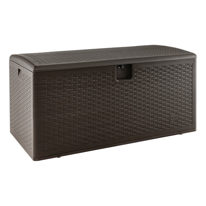 Boîte de rangement verrouillable 120 gallons Topbuy