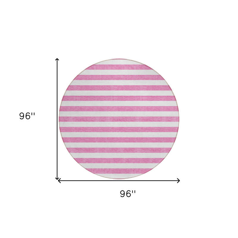 Tapis d'intérieur rond 8 po