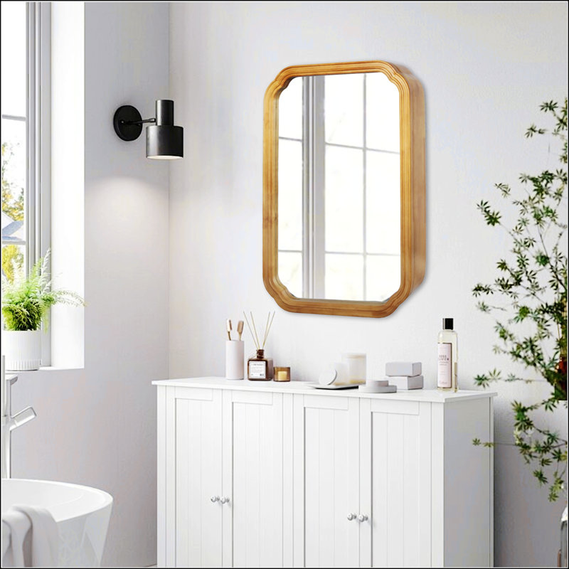 Armoire de salle de bain murale fonctionnelle avec tablettes réglables et rangement