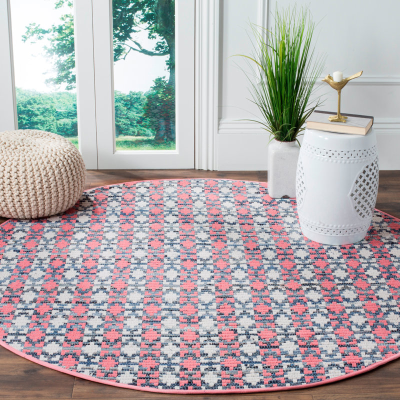 Montauk Hand Woven Cotton Geometric Rug