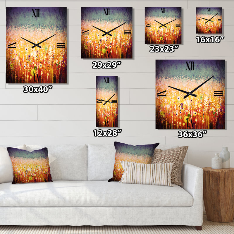 Horloge murale abstraite, Petit