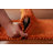 Orange Gabbeh Oriental Runner Rug