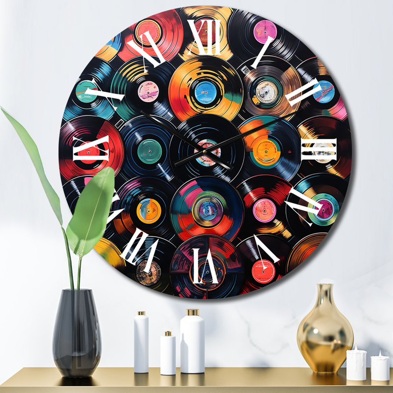 Horloge murale colorée, Moyenne