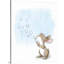 'Little Bunny Blowing Bubbles' Graphic Art Print-19542980-26547965