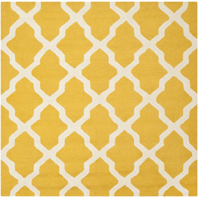 Cannen Hand Tufted Wool Geometric Rug
