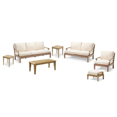 Sack Outdoor Teak Conversation Set