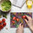 Ambesonne Leopard Print Tempered Glass Cutting Board Mottled Camo Multicolor