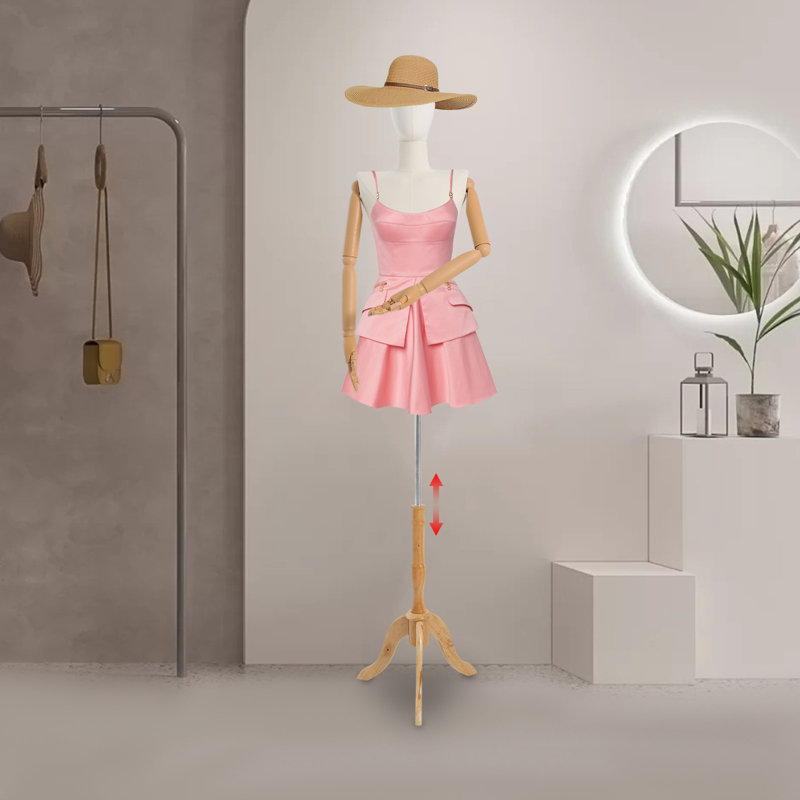 Forme de robe féminine, Couleur du bois