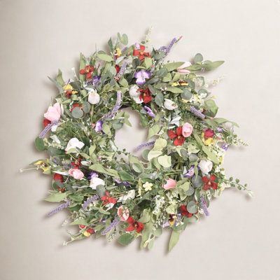 24" Handcrafted Lavender Wedding Wreath