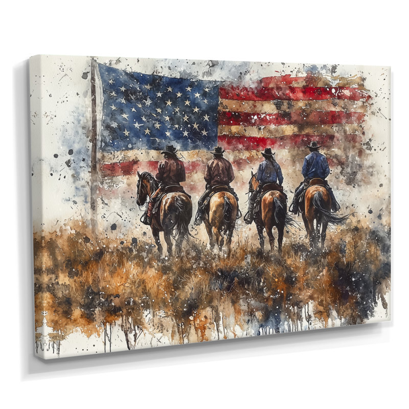Marieke - États-Unis, art mural, Toile tendue, Ne s’applique pas, H 24 po x l 32 po
