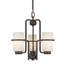 Lustre classique/traditionnel ombré 3 lumières Adamson
