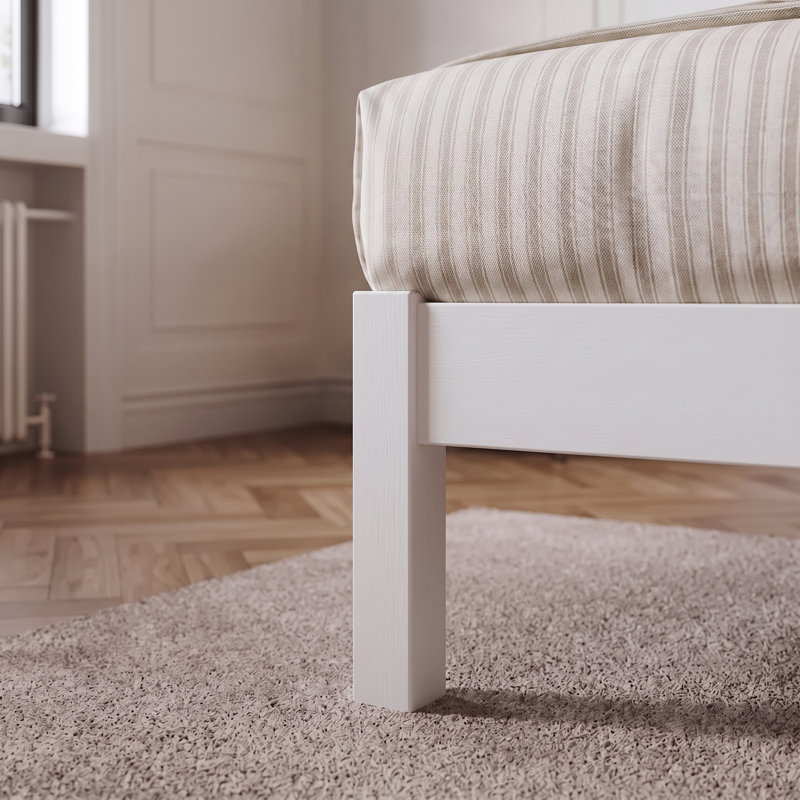 Euan Bed, White, Double (4'6)