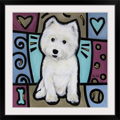 «West Highland White Terrier Pop Art» par Dunadry, impression