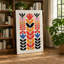 Symmetrical Petals Mid-Century - Wrapped Canvas-423538252-423538253