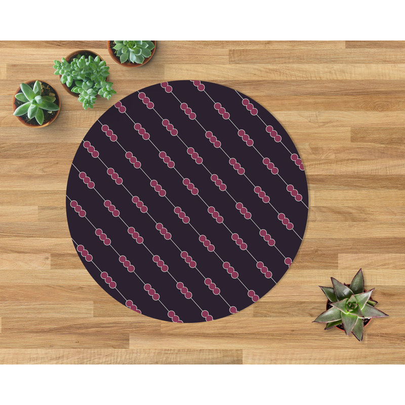 Kaneshia Hard Floor Straight Round Chair Mat
