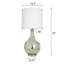 Harkey 35.5" Mercury Glass Table Lamp