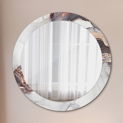 Huldar Glass Flat Wall Mirror