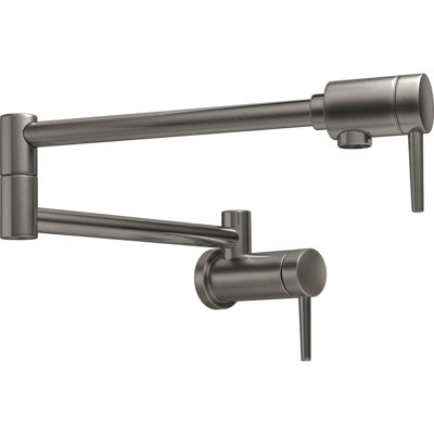 Contemporary Pot Filler Faucet, Wall Mount Pot Filler Kitchen Faucet