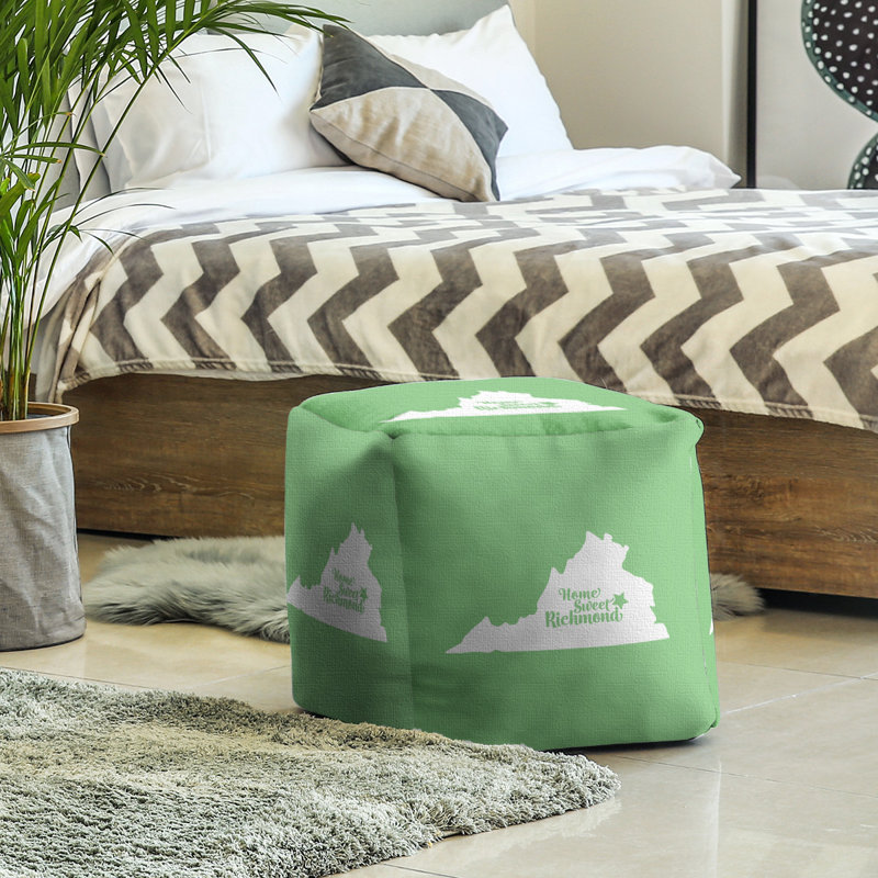 Repose-pieds cubique richmond virginie, Vert