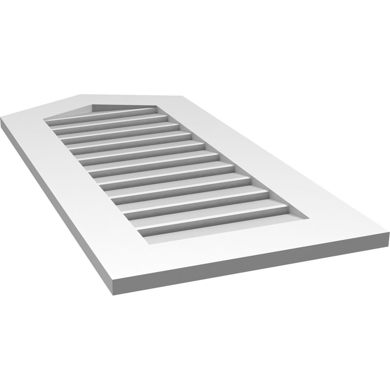 Ventilé à pignon fonctionnel en uréthane Signature, H 38 po x l 18 po x P 1 po, 12/12