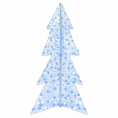 vidaXL Christmas Tree with 240 LEDs Acrylic