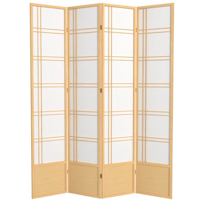 83.5" Double Cross Shoji Room Divider