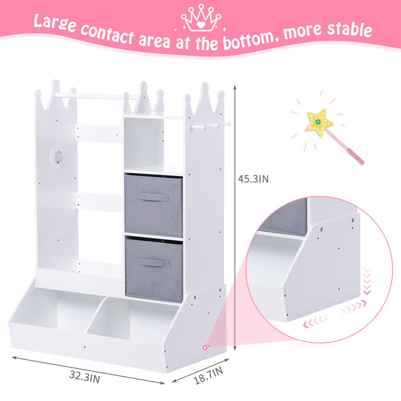 Carmon 32.3'' Wide Kids Armoire