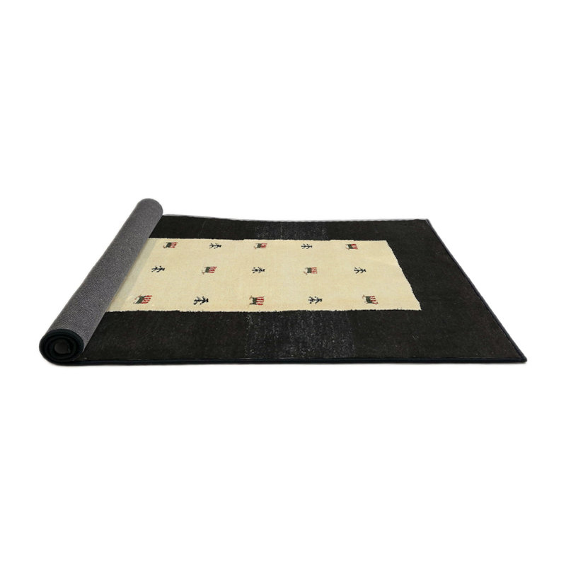 Tapis gris anthracite / beige Chichica, Rond 4 pi