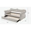 Adkins Beige Linen Daybed W/Trundle (Twin)