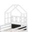 Lit maison avec échelle et tiroirs-727503856