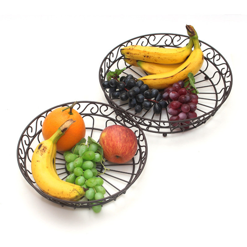 Marlow Home Co. Angleo Iron Fruit Basket