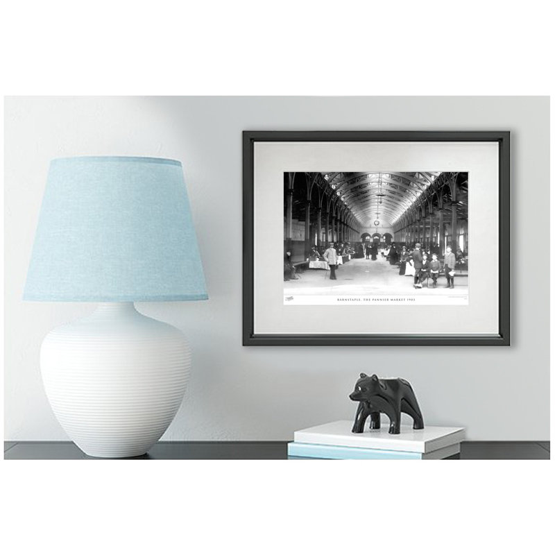 Barnstaple, The Pannier Market 1903 - Single Picture Frame Print, 45cm H x 60cm W x 2.3cm D