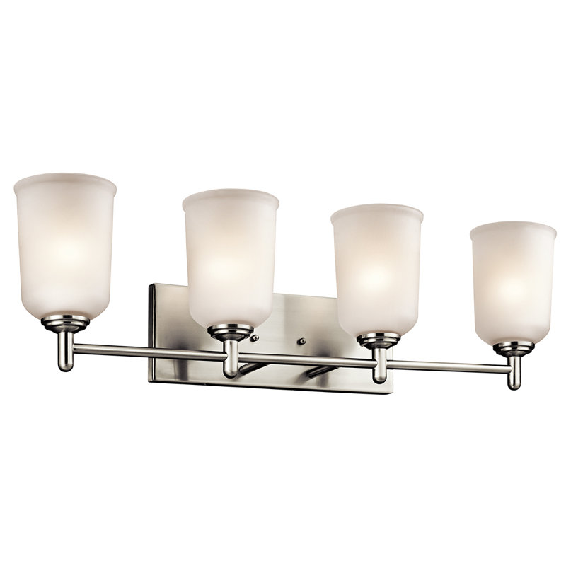 Shailene 4 - Light Dimmable Vanity Light, Brushed Nickel