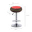 Saxton Swivel Upholstered Adjustable Height Counter Stool with Metal Frame