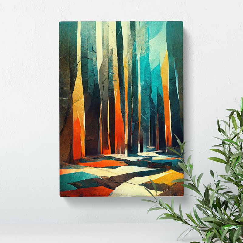 Abstract Forest No.6 - Wrapped Canvas, 76cm H x 50cm W x 3cm D