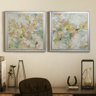 Floral Blush - ensemble de 2 reproductions d'art sur toiles