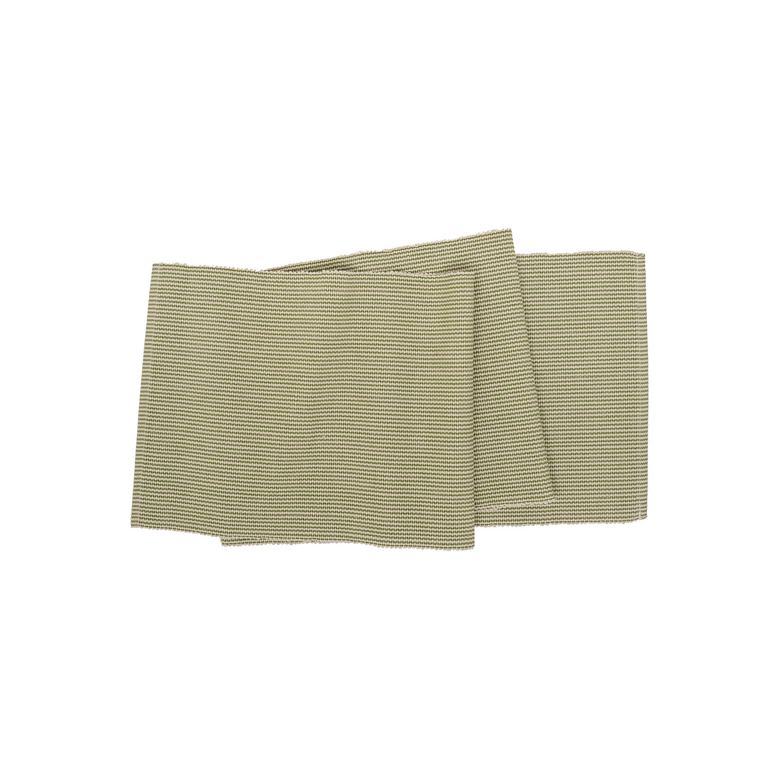 Gilmour Port Stripe Cotton Table Runner, Green