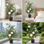 90 cm H Faux Plant in Cement Freestanding  Planter-1082313580