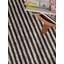 Harvest Striped Jute / Sisal Hand Woven Area Rug-123497095