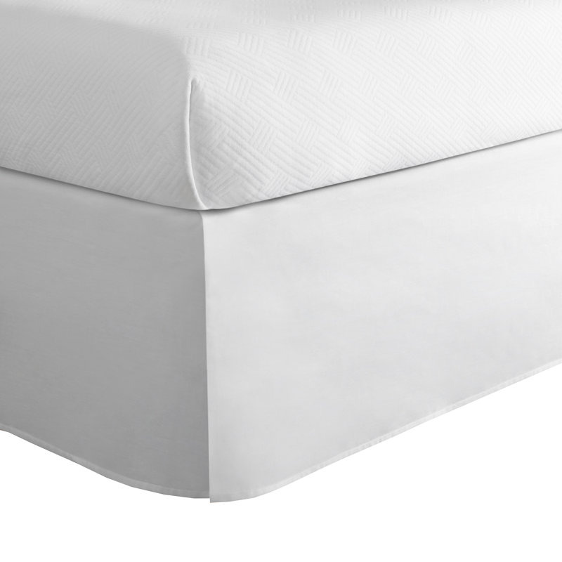 Today's Home Pleated Bed Skirt, Twin XL, White