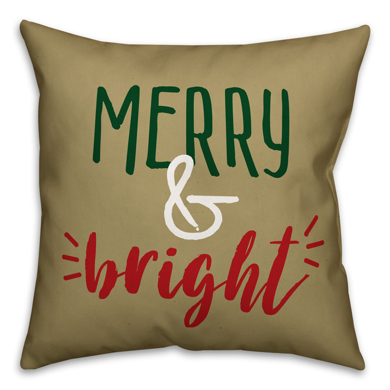 Reversible Throw Pillow, 16" x 16", Pillow Cover