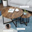 Ensemble de 2 tables basses rondes