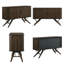 Buffet en noyer foncé 53 po Wes - Élégance de rangement Mid-Century