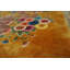 Tapis rectangulaire noué en laine jaune antique des années 1930