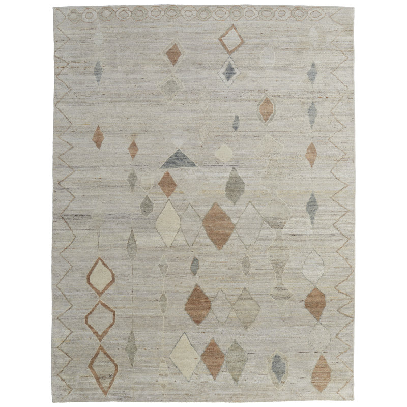 Kasbah Transitional Moroccan Area Rug, Rectangle 7'9" x 9'9"