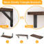 Tablettes flottantes pour le mur, tablettes murales en bois pour la chambre à coucher